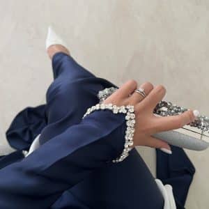 Abaya Cape Luxury Bleue Nuit