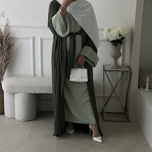 Sous abaya Vert amande kaki