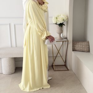 Kimono Bloom Jaune Pastel