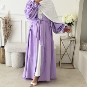 Kimono Bloom Lilas Pastel