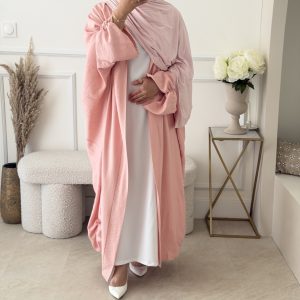 Kimono Faraasha Rose à fronces
