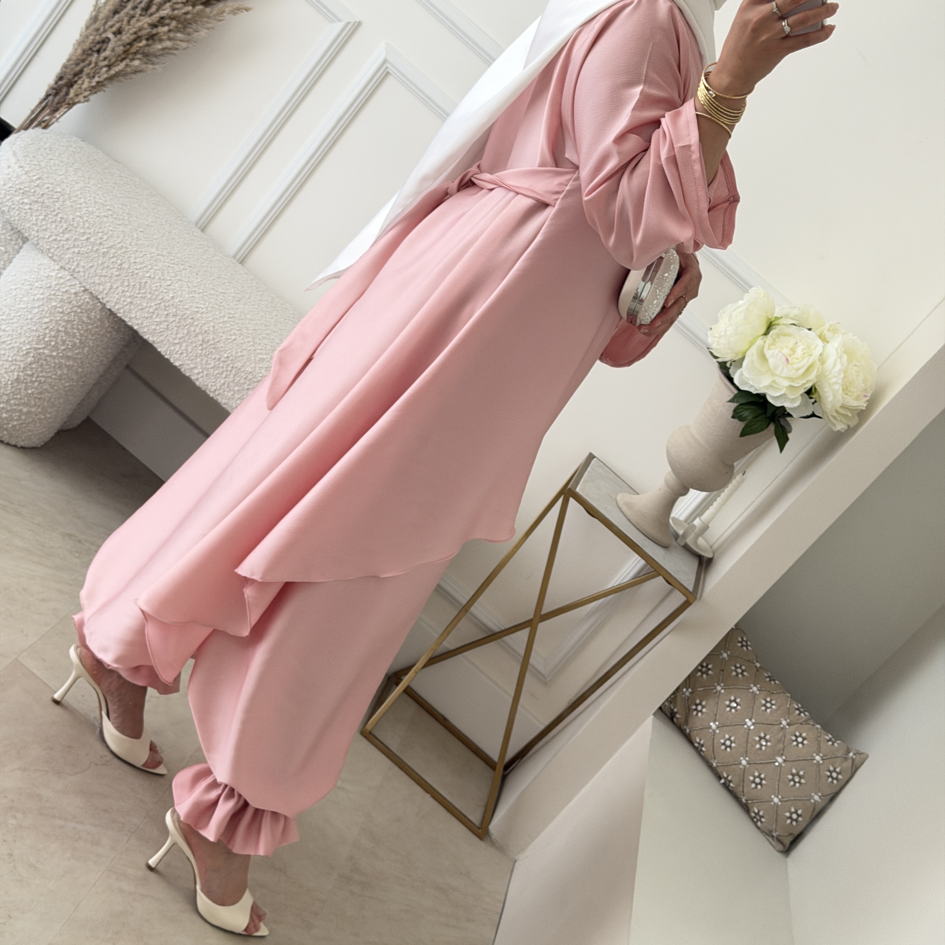 Ensemble Bloom Tunique et Pantalon Rose