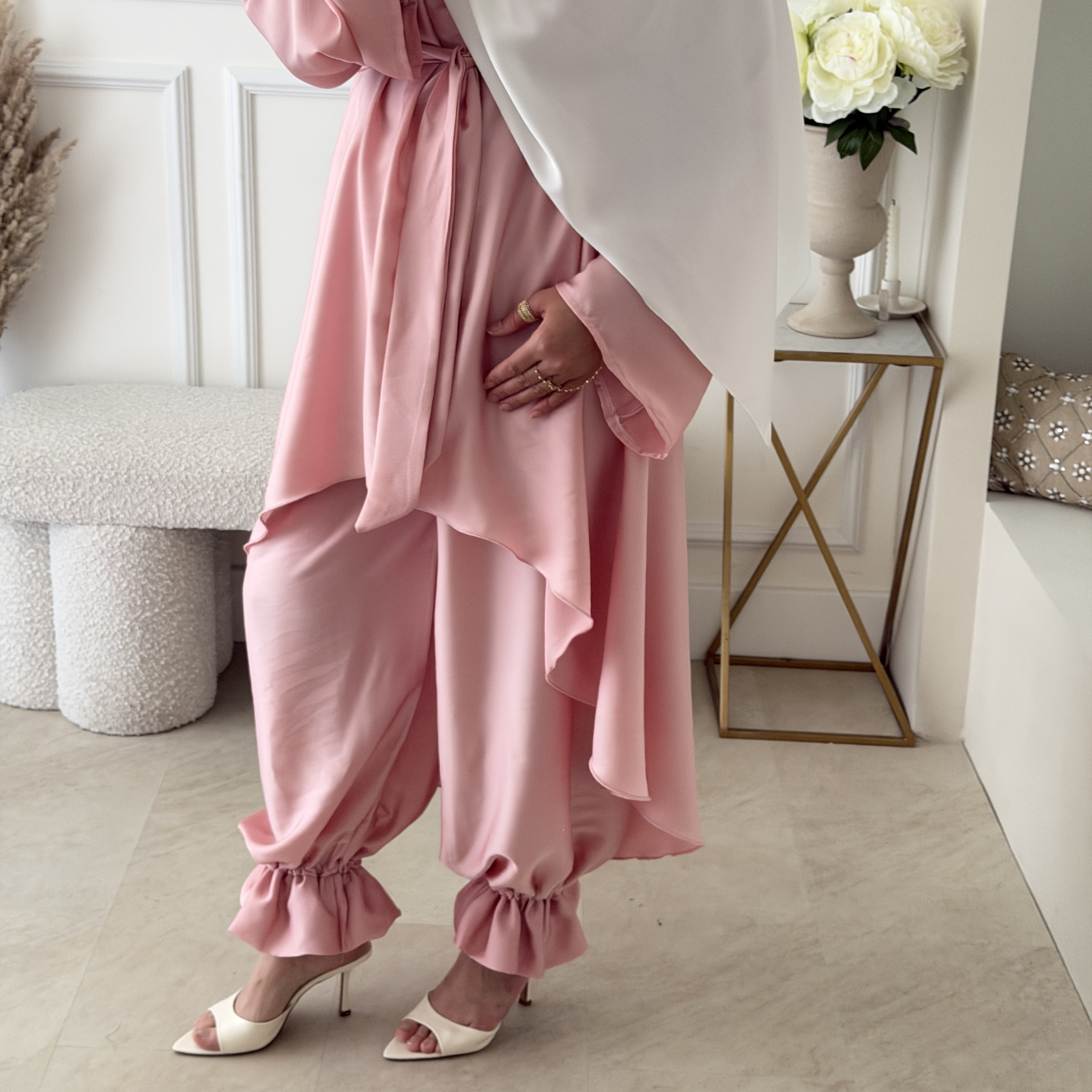 Ensemble Bloom Tunique et Pantalon Rose – Image 3