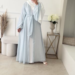 Kimono Bleu Ciel Irisé