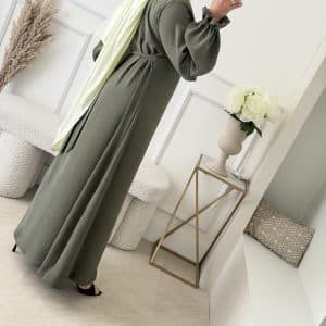 Abaya Bloom Kaki