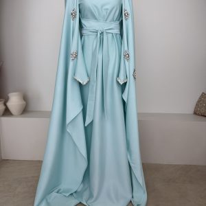 Abaya Cape Luxury Turquoise
